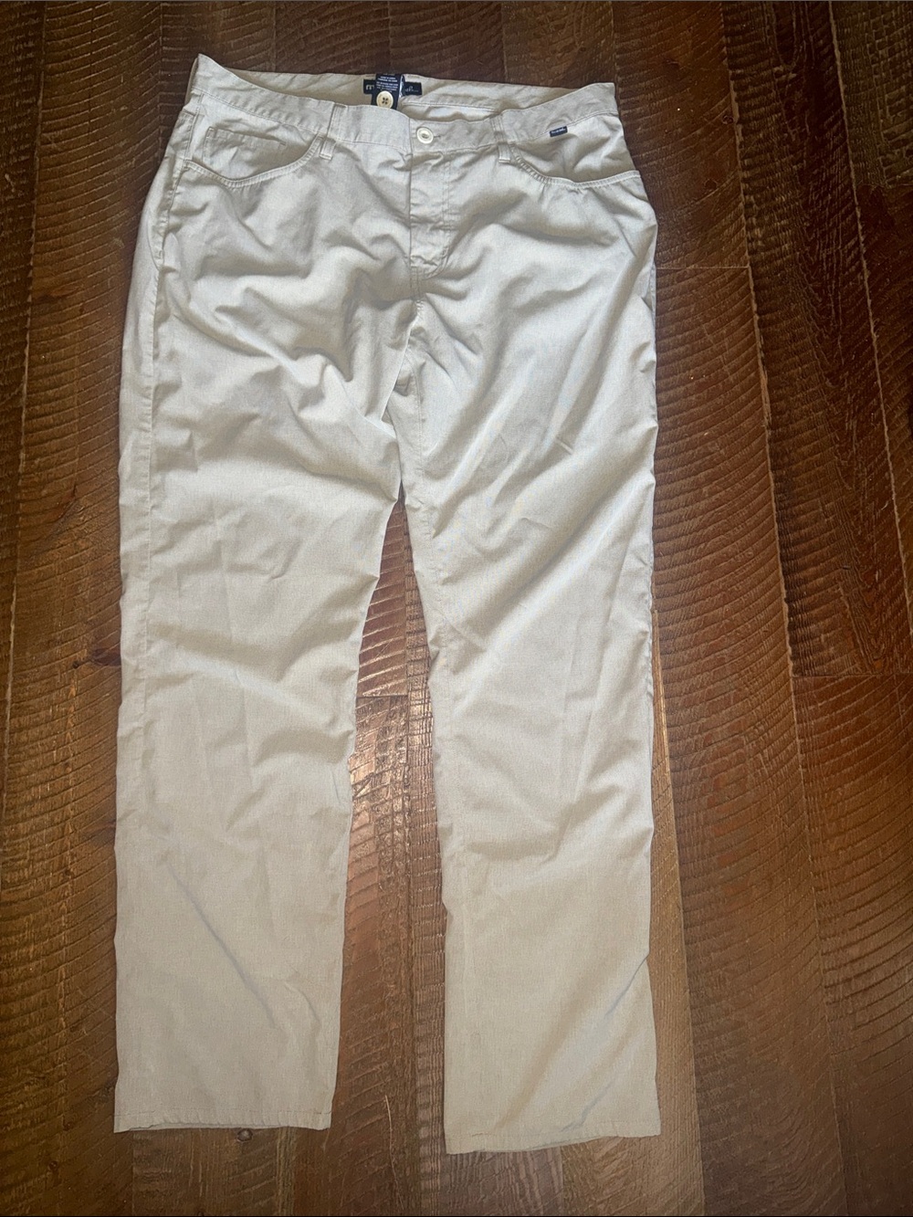 Travis Mathew Men's Light Cream Chino Pants